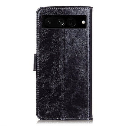 Retro Crazy Horse Texture Flip Leather Phone Case, Compatible with Google Pixel 7 Pro 5G