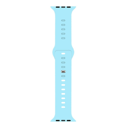 Liquid Silicone Watchband Compatible with Apple Watch Series, 7 45mm / 6&SE&5&4 44mm / 3&2&1 42mm