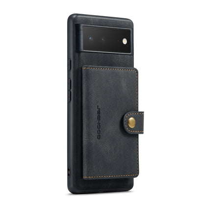 JEEHOOD Retro Magnetic Detachable Wallet Phone Case, Compatible with Google Pixel 7 5G