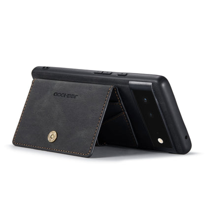 JEEHOOD Retro Magnetic Detachable Wallet Phone Case, Compatible with Google Pixel 7 5G