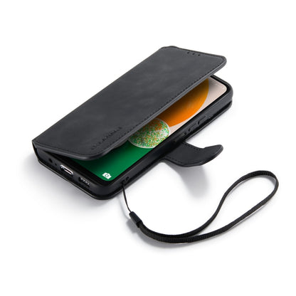 DG.MING Retro Oil Edge Flip Leather Phone Case, Compatible with Samsung Galaxy A13 4G