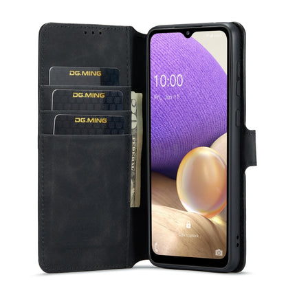 DG.MING Retro Oil Edge Flip Leather Phone Case, Compatible with Samsung Galaxy A33 5G