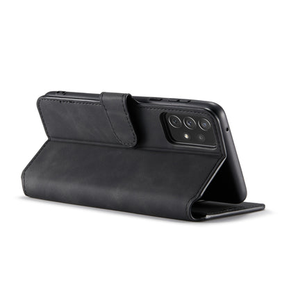 DG.MING Retro Oil Edge Flip Leather Phone Case, Compatible with Samsung Galaxy A73 5G