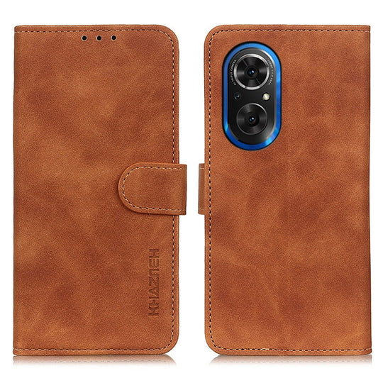 KHAZNEH Retro Texture Horizontal Flip Leather Phone Case, Compatible with Honor 50 SE / Huawei Nova 9 SE