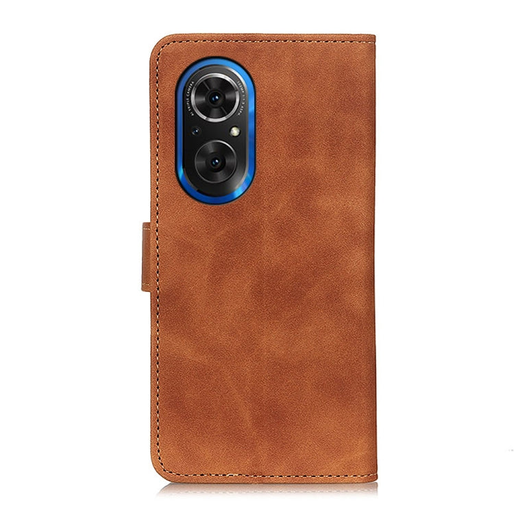KHAZNEH Retro Texture Horizontal Flip Leather Phone Case, Compatible with Honor 50 SE / Huawei Nova 9 SE