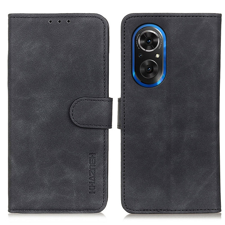 KHAZNEH Retro Texture Horizontal Flip Leather Phone Case, Compatible with Honor 50 SE / Huawei Nova 9 SE