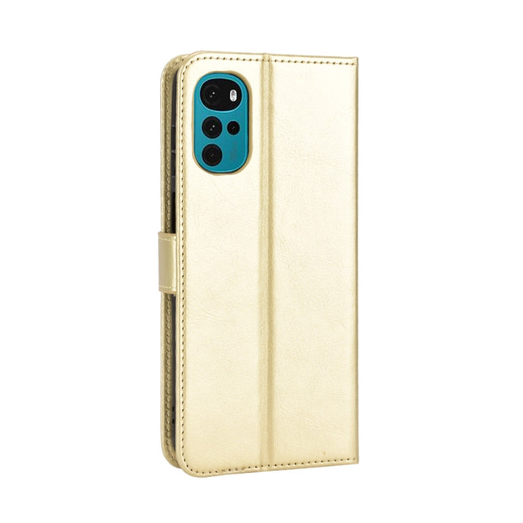 Retro Crazy Horse Texture Leather Phone Case, Compatible with Motorola Moto G22