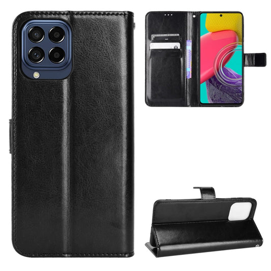 Retro Crazy Horse Texture Leather Phone Case, Compatible with Samsung Galaxy M33 5G