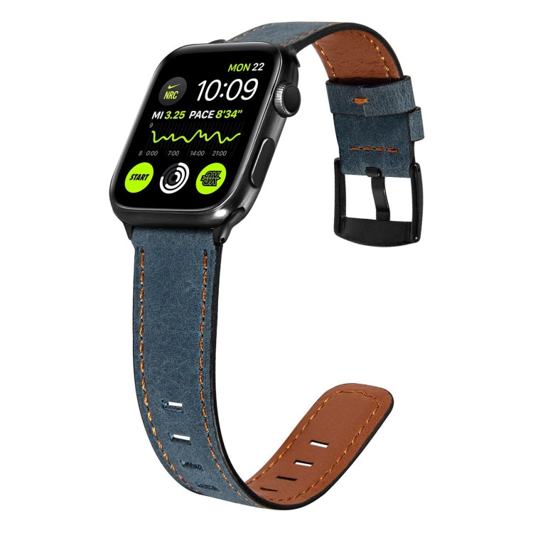 Retro Leather Watch Band Compatible with Apple Watch Series, 7 41mm / 6&SE&5&4 40mm / 3&2&1 38mm