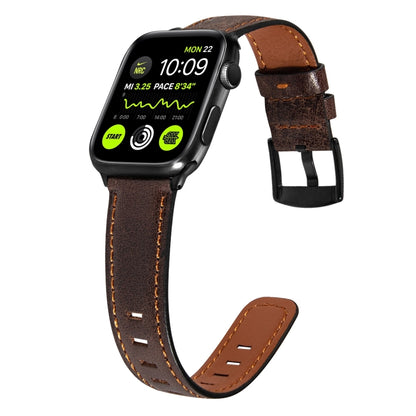Retro Leather Watch Band Compatible with Apple Watch Series, 7 41mm / 6&SE&5&4 40mm / 3&2&1 38mm