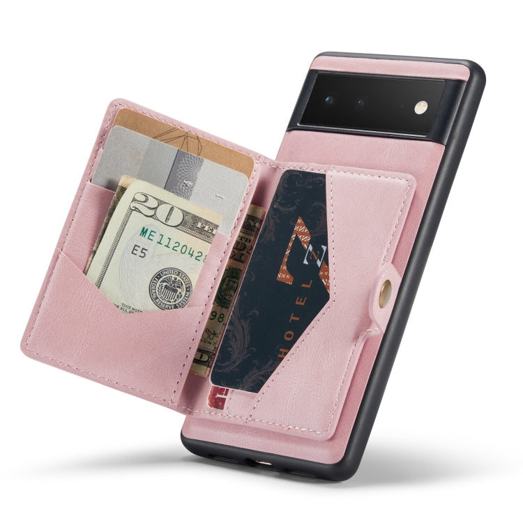 JEEHOOD Retro Magnetic Detachable Phone Case, Compatible with Google Pixel 6A