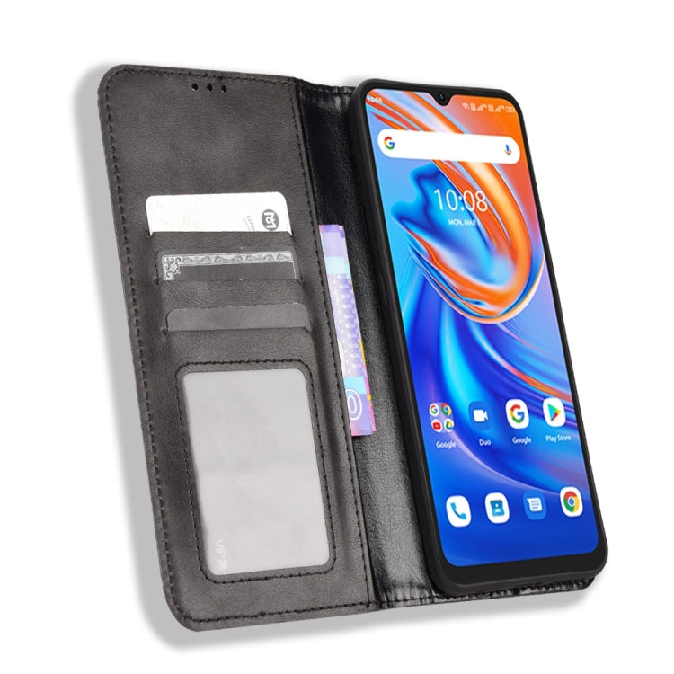 Magnetic Buckle Retro Crazy Horse Leather Phone Case, Compatible with UMIDIGI A13 / A13 Pro / A13S