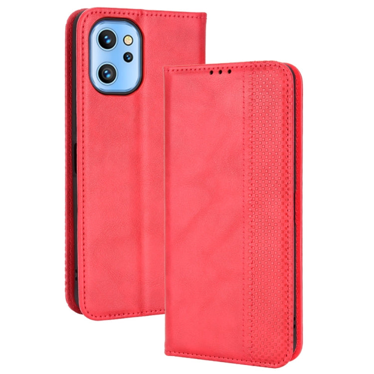 Magnetic Buckle Retro Crazy Horse Leather Phone Case, Compatible with UMIDIGI A13 / A13 Pro / A13S