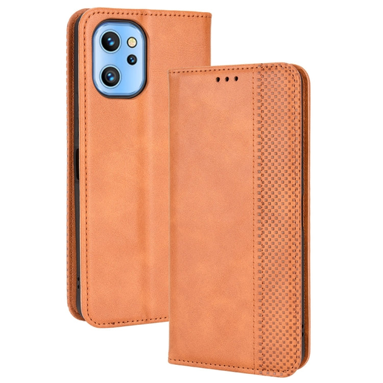 Magnetic Buckle Retro Crazy Horse Leather Phone Case, Compatible with UMIDIGI A13 / A13 Pro / A13S
