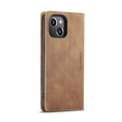 CaseMe-013 Multifunctional Retro Frosted Leather Phone Case, Compatible with iPhone 14 Plus