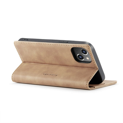 CaseMe-013 Multifunctional Retro Frosted Leather Phone Case, Compatible with iPhone 14 Plus