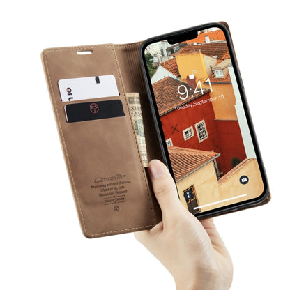 CaseMe-013 Multifunctional Retro Frosted Leather Phone Case, Compatible with iPhone 14 Plus