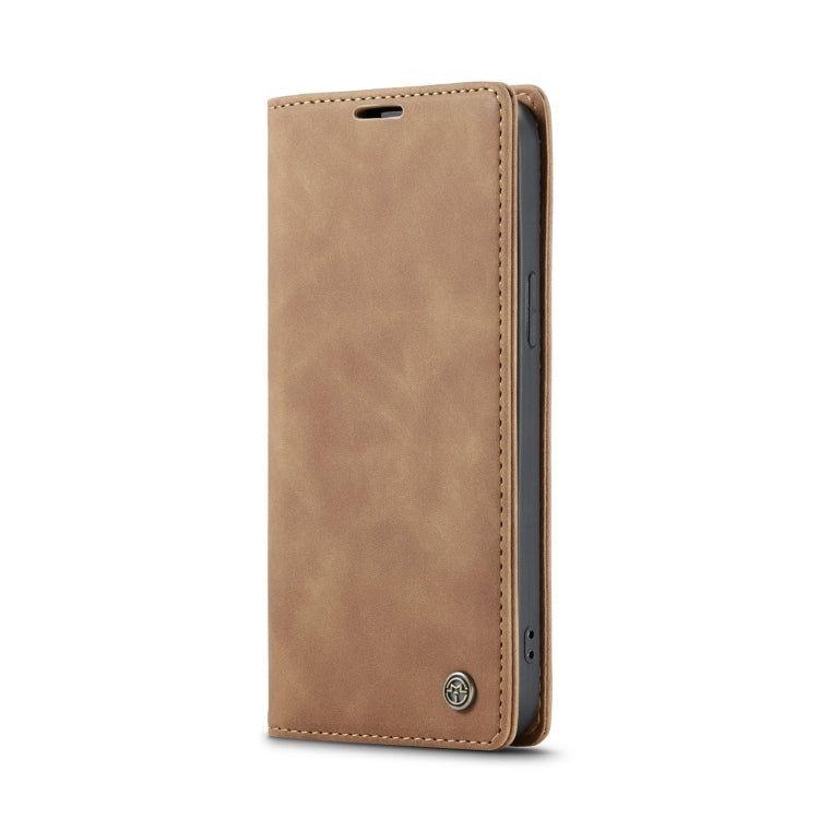 CaseMe-013 Multifunctional Retro Frosted Leather Phone Case, Compatible with iPhone 14 Pro