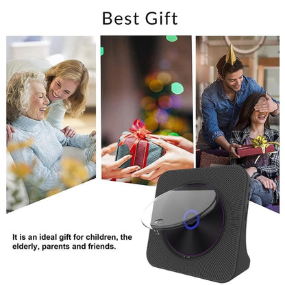 Kecag KC-806 Retro Bluetooth Music Disc Album CD Player, Rechargeable Version