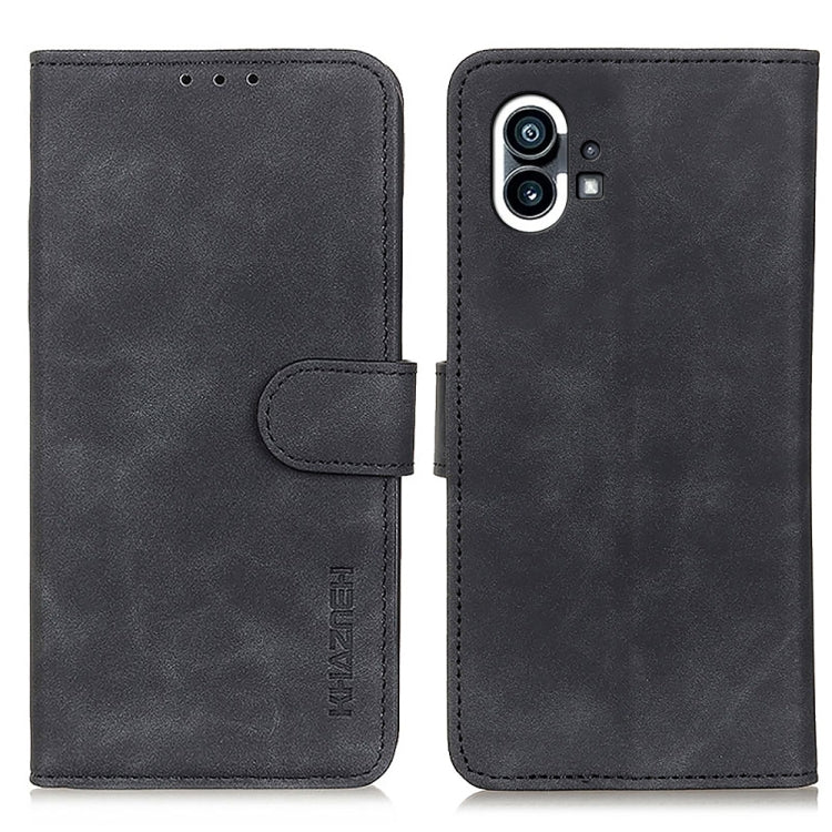 KHAZNEH Retro Texture Leather Phone Case, Compatible with Nothing Phone 1