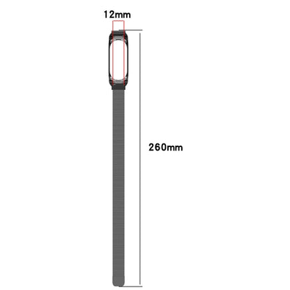 Milan Metal Stainless Steel Watch Band, Compatible with Xiaomi Mi Band 7 / 7NFC
