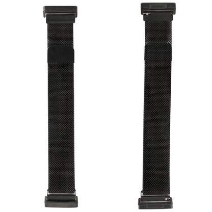 20mm Milanese Magnetic Metal Split Buckle Watch Band, Compatible with Fitbit Versa 4 / Versa 3