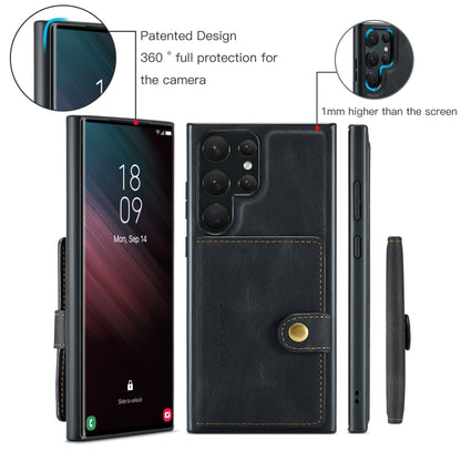 JEEHOOD Retro Magnetic Detachable Wallet Phone Case
