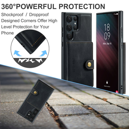 JEEHOOD Retro Magnetic Detachable Wallet Phone Case
