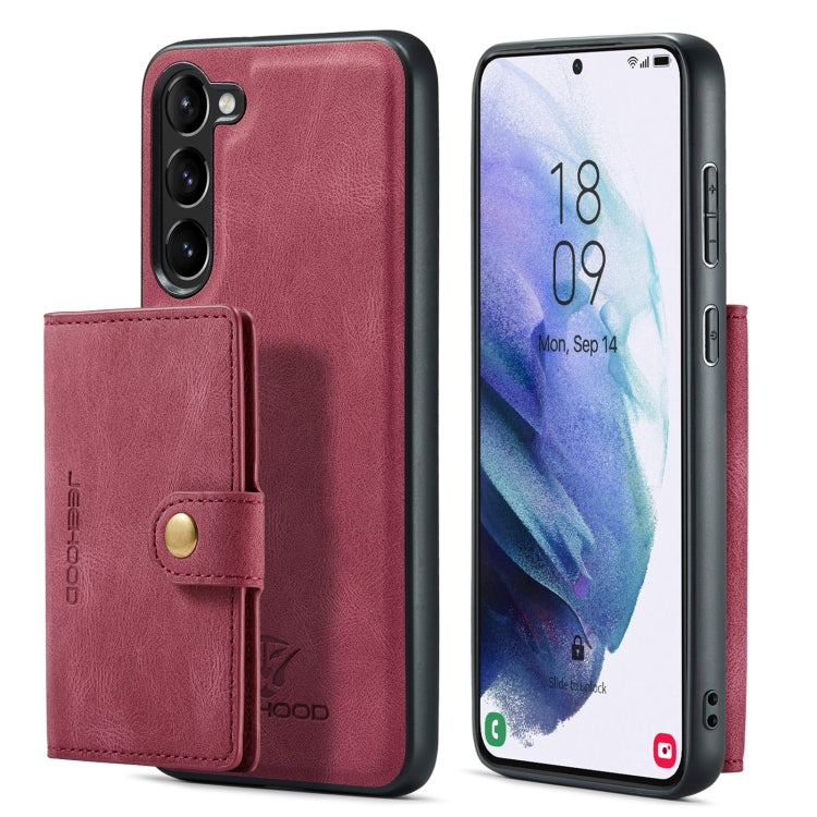JEEHOOD Retro Magnetic Detachable Protective Phone Case with Wallet & Card Slot