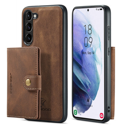 JEEHOOD Retro Magnetic Detachable Protective Phone Case with Wallet & Card Slot