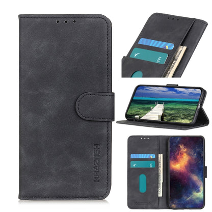 KHAZNEH Retro Texture Horizontal Flip Leather Phone Case, Compatible with Samsung Galaxy S23 FE 5G