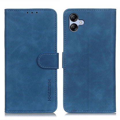 KHAZNEH Retro Texture Horizontal Flip Leather Phone Case, Compatible with Samsung Galaxy A05 4G