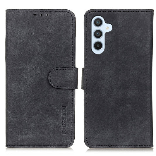 KHAZNEH Retro Texture Horizontal Flip Leather Phone Case, Compatible with Samsung Galaxy S24+