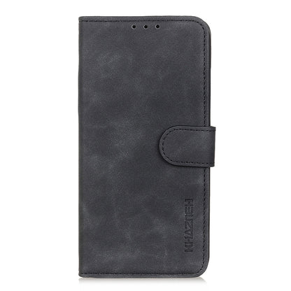 KHAZNEH Retro Texture Horizontal Flip Leather Phone Case, Compatible with Samsung Galaxy A55 5G