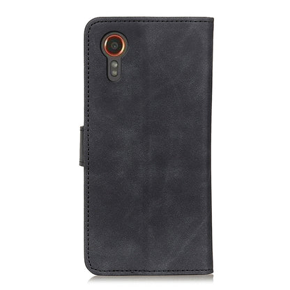 KHAZNEH Retro Texture Horizontal Flip Leather Phone Case, Compatible with Samsung Galaxy Xcover7