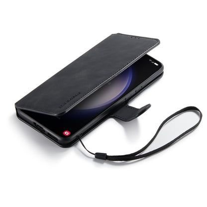 DG.MING Retro Oil Edge Flip Leather Phone Case, Compatible with Samsung Galaxy S23 5G