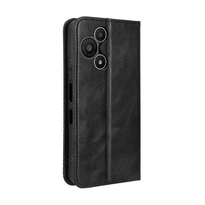 Magnetic Buckle Retro Texture Leather Phone Case, Compatible with TCL 60 SE NxtPaper 5G