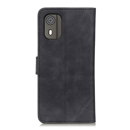 KHAZNEH Retro Texture Leather Phone Case, Compatible with Nokia C02