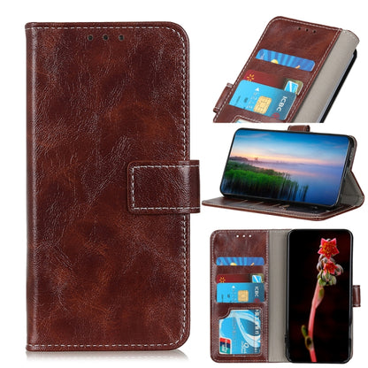 Retro Crazy Horse Texture Horizontal Flip Leather Phone Case, Compatible with Nokia C02