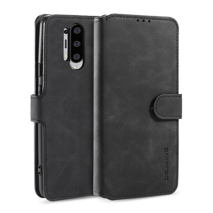 DG.MING Retro Oil Side Horizontal Flip Case with Holder & Card Slots & Wallet, Compatible with Samsung Galaxy A21s