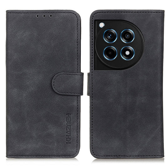 KHAZNEH Retro Texture Leather Phone Case, Compatible with OnePlus 12R/Ace 3