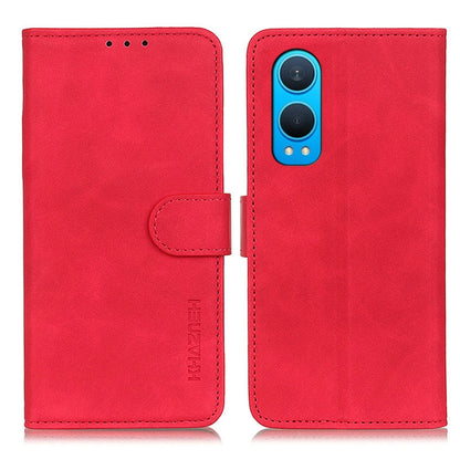 KHAZNEH Retro Texture Leather Phone Case, Compatible with OnePlus Nord CE4 Lite