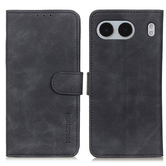 KHAZNEH Retro Texture Leather Phone Case, Compatible with OnePlus Nord 4