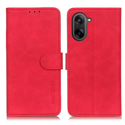 KHAZNEH Retro Texture Leather Phone Case, Compatible with OnePlus Nord CE5 / Ace 5 Racing