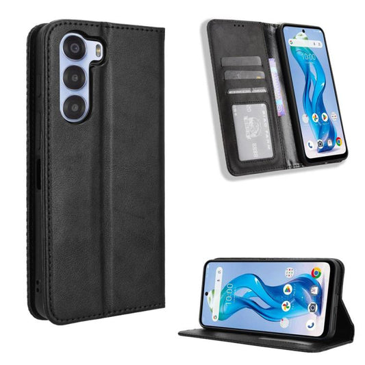 Magnetic Buckle Retro Texture Leather Phone Case, For ZTE nubia S 5G A403ZT