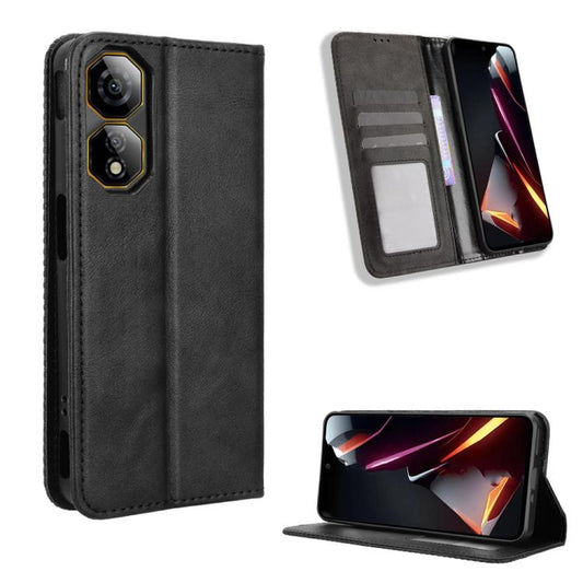 Magnetic Buckle Retro Texture Leather Phone Case, For ZTE nubia Neo 2