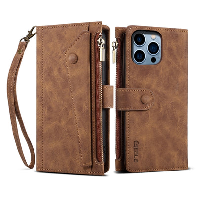 ESEBLE Retro Frosted RFID Flip Leather Phone Case, Compatible with iPhone 16 Pro Max