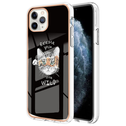 Electroplating Marble Dual-side IMD Phone Case, For iPhone 11 Pro Max