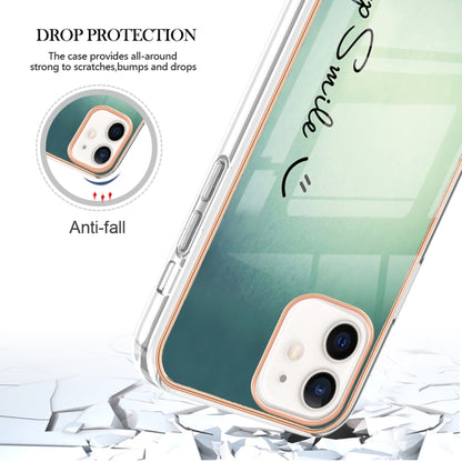 Electroplating Marble Dual-side IMD Phone Case, For iPhone 12 / 12 Pro
