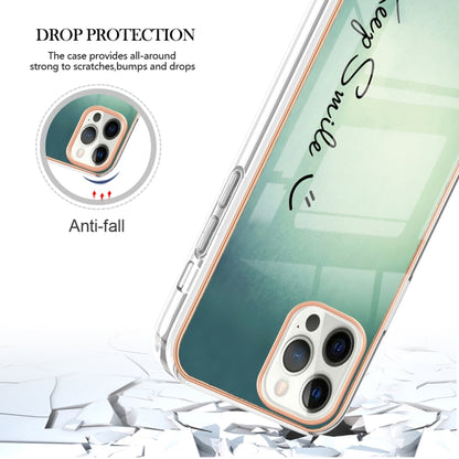 Electroplating Marble Dual-side IMD Phone Case, For iPhone 12 Pro Max